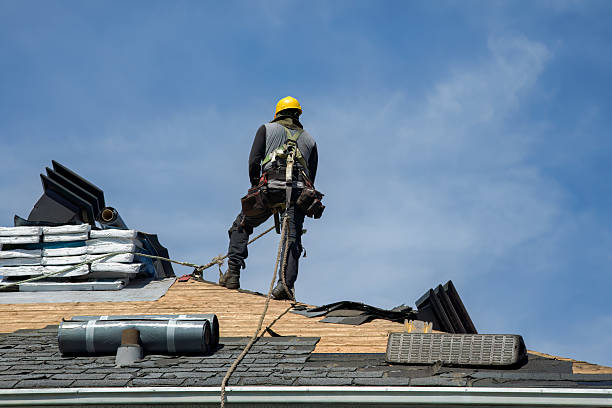 Professional Gutter Installation technician working in Buena Vista, PA